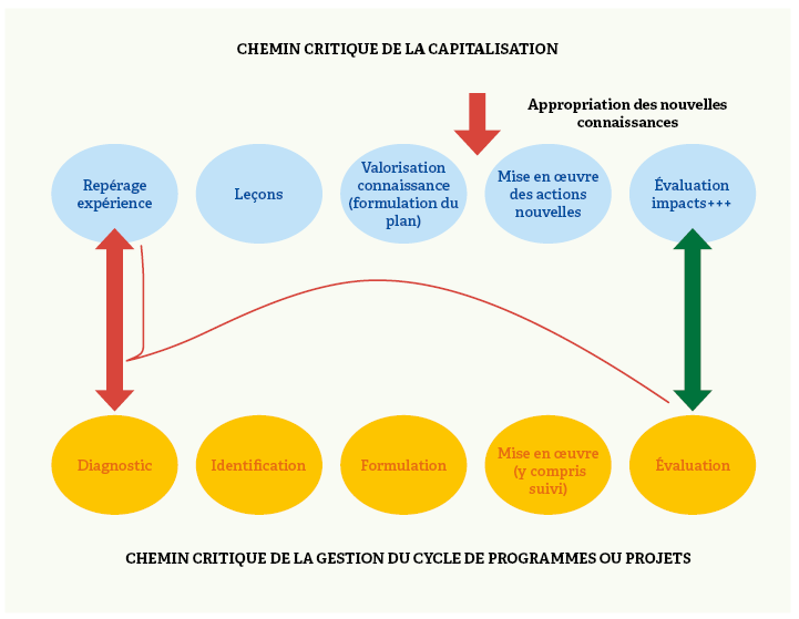 Figure 8 : Étapes clés du processus de capitalisation des évaluations 